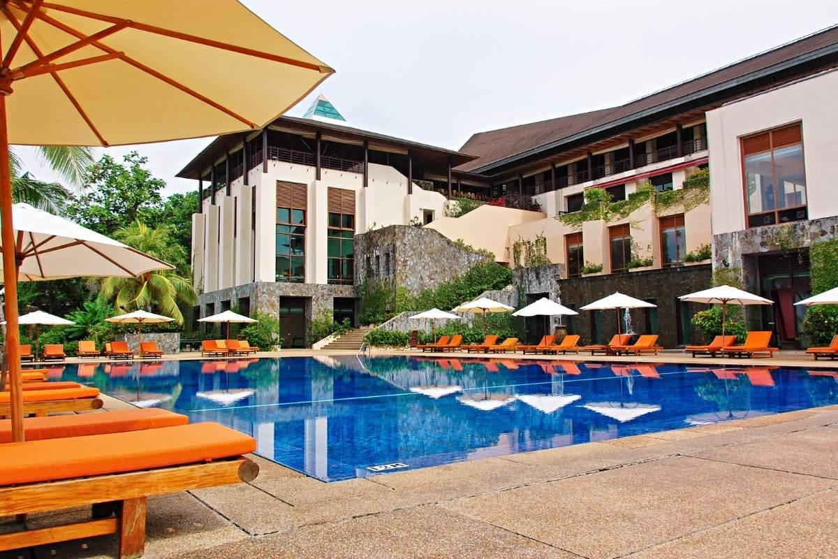 outdoor swimming pool at Pullman Danang Beach Resort